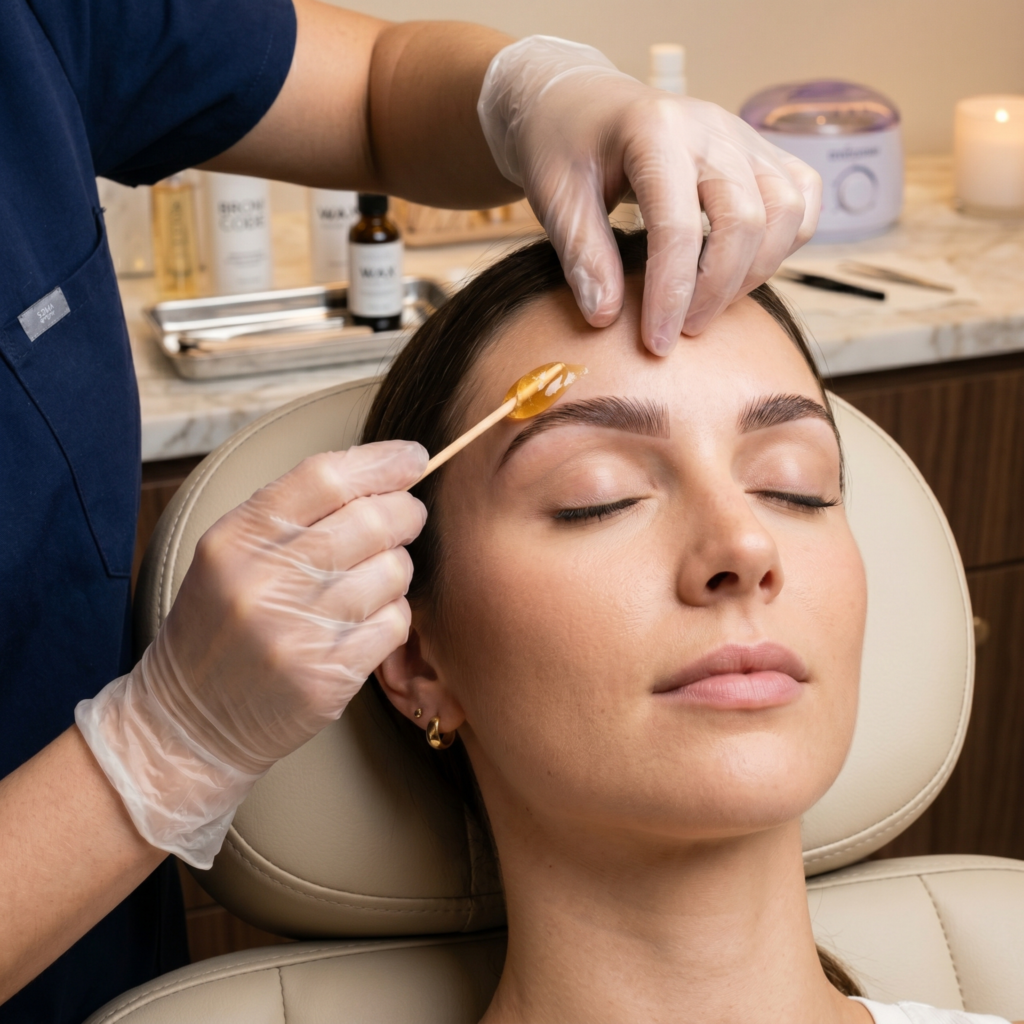 EYEBROW WAX service at H2O Nail & Wax Studio