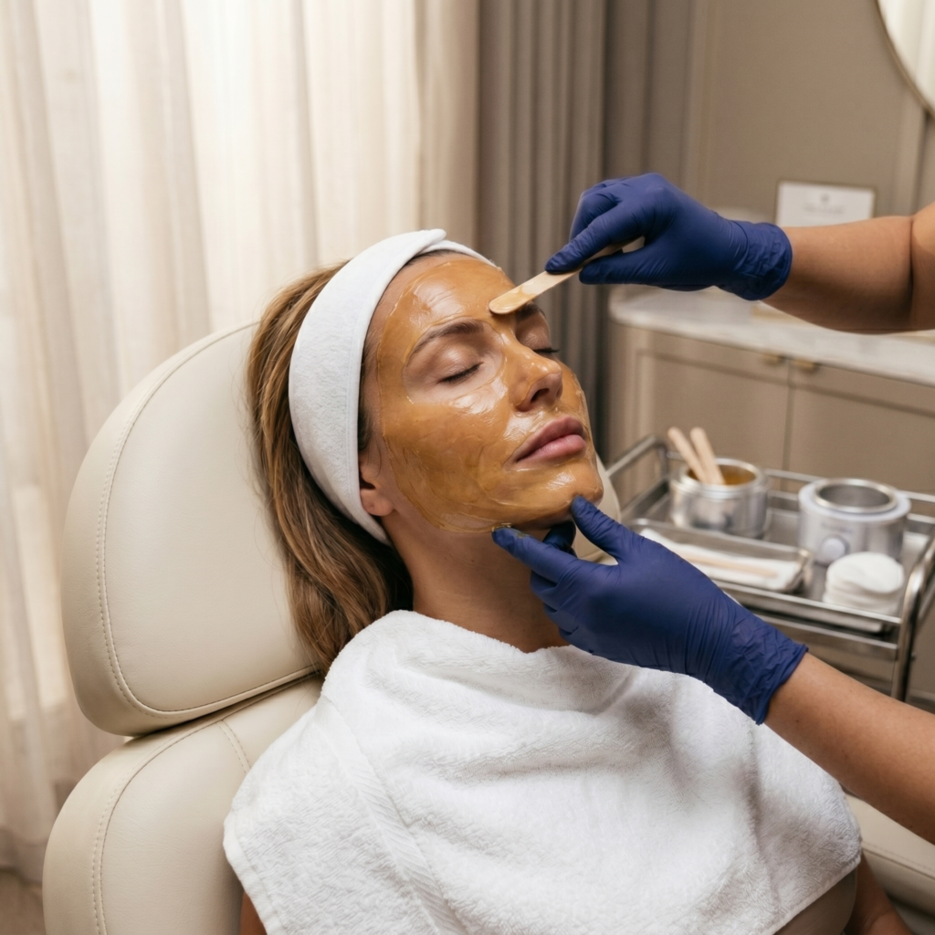 FULL FACE WAX service at H2O Nail & Wax Studio