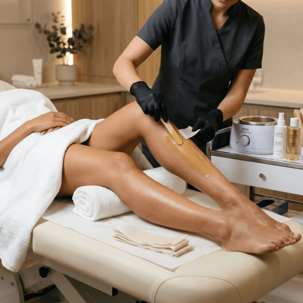 LEGS (FULL) WAX service at H2O Nail & Wax Studio