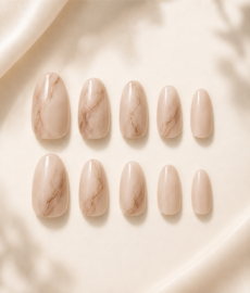 H2O custom press-on nail set 6